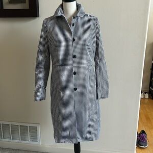 Anne Klein Plaid Peacoat Jacket size 4